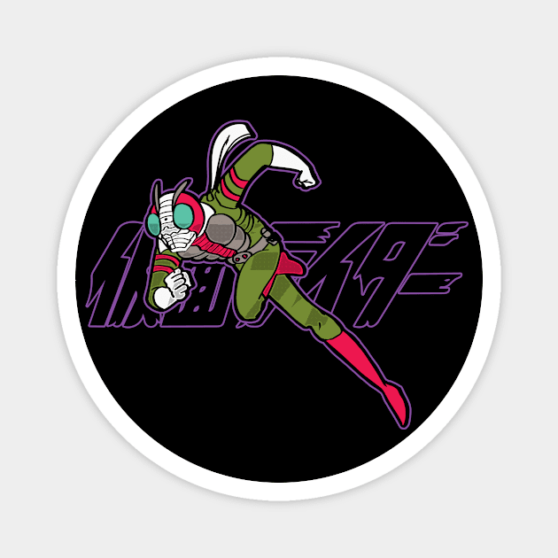 Kamen Rider V3 Magnet by Doc Multiverse Designs